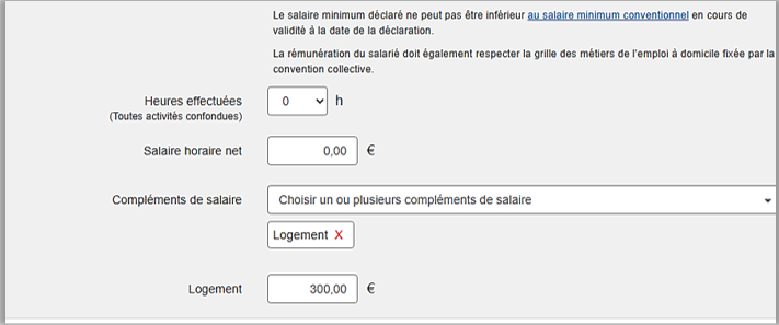 Illustration de la déclaration CESU d’un salarié au pair